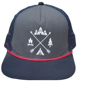 X Arrows Coloradical Navy & Grey Snapback Trucker Hat One Size Fits